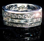 Elvis'  trouwring. (In goud en zilver)
